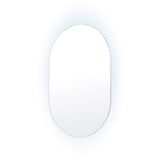 La Bella LED Wall Mirror Oval Touch Anti-Fog Makeup Decor Bathroom Vanity 50 x 75cm