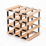 La Bella 12 Bottle Timber Wine Rack Storage Cellar Organiser