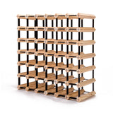 La Bella 42 Bottle Timber Wine Rack Storage Cellar Organiser