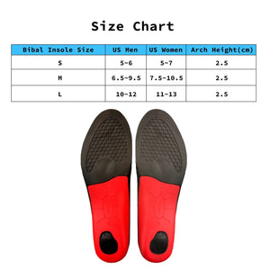 Bibal Insole 2X Pair L Size Full Whole Insoles Shoe Inserts Arch Support Foot Pads