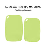 Ecosillee Green TPU Chopping Board Antibacterial Cutting Board Baby Food Grade Kitchen