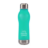 Mineral Maker MORBIDO Green Alkaline Filter Water Bottle + a Mineral Stone Pouch