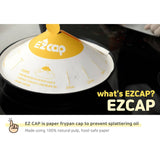 EZ Cap 50X Paper Lid for Frypan Disposable Cooking Pan Cap