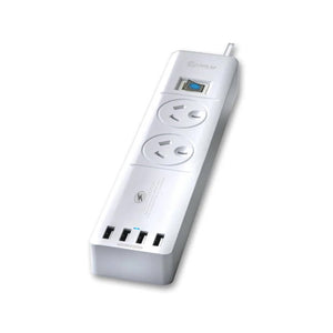 Sansai 4.2A 2-Ports USB Surge Protected Powerboard