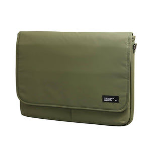 ST'9 L size 15.6/16 inch Khaki Laptop Sleeve Padded Shoulder Bag Travel Carry Case LATO