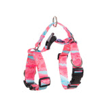 Banhamsisun S Dog Double-Lined Straps Harness and Lead Set Leash Adjustable No Pull