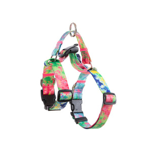 Banhamsisun S Dog Double-Lined Straps Harness and Lead Set Leash Adjustable No Pull