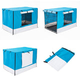 Paw Mate Blue Cage Cover Enclosure for Wire Dog Cage Crate 24in