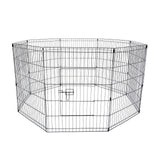 Paw Mate Pet Playpen 8 Panel 30in Foldable Dog Exercise Enclosure Fence Cage