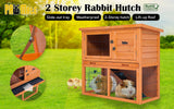 Paw Mate Rabbit Hutch Aria 2 Storey Wooden Chicken Guinea Pig Cage