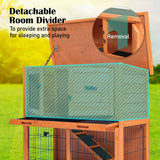 Paw Mate Rabbit Hutch Aria 2 Storey Wooden Chicken Guinea Pig Cage