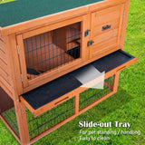 Paw Mate Rabbit Hutch Aria 2 Storey Wooden Chicken Guinea Pig Cage