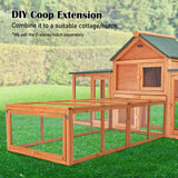 Paw Mate 180 x 90 x 48cm Chicken Coop Run Extension Rabbit Hutch Cage