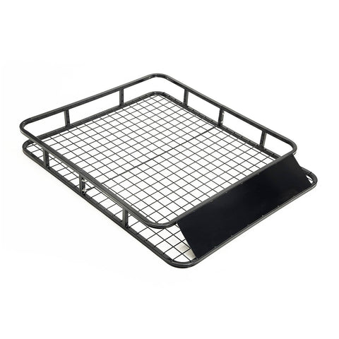 Dynamic Power Black Steel Roof Rack Luggage Carrier Basket 4WD 121cm