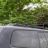 Dynamic Power Black Steel Roof Rack Luggage Carrier Basket 4WD 121cm