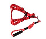 2 X Medium Pet Dog Cat Puppy Kitten Rabbit Dog Harness Collar leash lead 5 Color