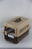 YES4PETS Small Dog Cat Rabbit Crate Pet Carrier Airline Cage With Bowl and Tray-Brown