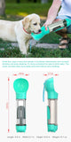 4 in 1 Portable Pet Dog Puppy Cat Drinking Mug Water Feeder Bottle Valve Travel Bottle Blue