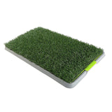 Indoor Dog Puppy Toilet Grass Potty Training Mat Loo Pad pad With 2 Grass