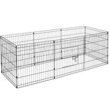 YES4PETS 24' Dog Rabbit Playpen Exercise Puppy Enclosure Fence With Cover