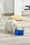 3L Automatic Electric Pet Water Fountain Dog Cat Stainless Steel Feeder Bowl Dispenser Blue