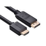 UGREEN DisplayPort male to HDMI male Cable 2M black(10202)