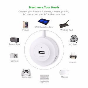 UGREEN 20270 USB 2.0 4-Port Hub White