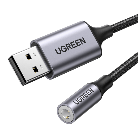 UGREEN 30757 USB to 3.5mm Audio Jack Sound Card Adapter