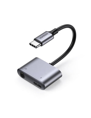 UGREEN 60164 2-in-1 USB C to 3.5mm Adapter