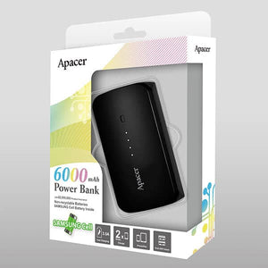 APACER Mobile Power Bank B221 6000mAh Black RP