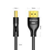 Simplecom CAH510 Ultra High Speed HDMI 2.1 Cable 48Gbps 8K@60Hz Slim Flexible 1M