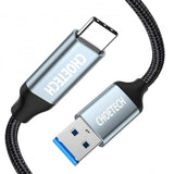 CHOETECH AC0007-102GY USB 3.0 Type-A to Type-C Cable 2M