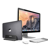 CHOETECH H038-BK Desktop Aluminum Stand With Adjustable Dock Size for Laptops and Tablets