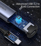 CHOETECH HUB-R02 USB-C to Gigabit Ethernet Adapter