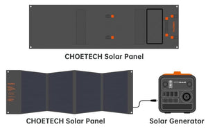 CHOETECH SC008 120W Foldable Solar Charger