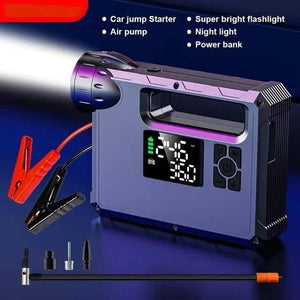 CHOETECH TC0017 4-in-1 10000mAh Car Jump Starter + Power Bank + Air Pump + LED Flashlight