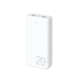 KIVEE PT63 20000mAh Power Bank White