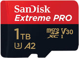 SanDisk SDSQXCZ-1T00-GN6MA Extreme Pro 1 TB microSDXC Memory Card with SD Adapter 170 MB/s