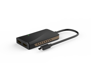 WINSTAR WS-UTA01H  Thunderbolt 3 USB-C to dual 4K HDMI Adapter