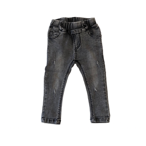 MLW By Design - Distressed Black Wash Jeans | 0-6 Months