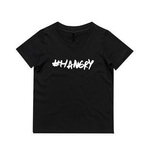 MLW By Design - #HANGRY Tee | Black | Size 6