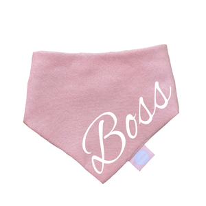 MLW By Design - Boss Bandana Bib | Peach