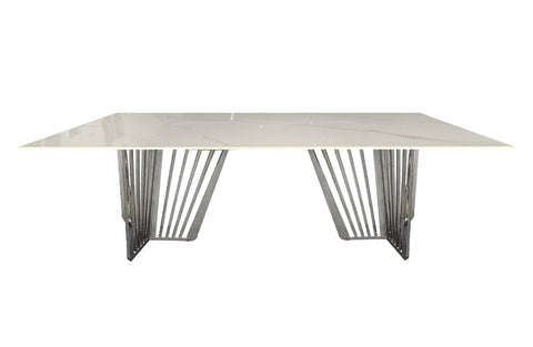 Salina Silver Dining Table -100cm x 200cm