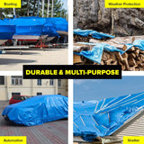 Handy Hardware Tarpaulin UV Resistant Waterproof Strong Durable 9m