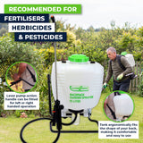 Garden Greens Pressure Sprayer Backpack Design Comfortable Compact 15 Litre