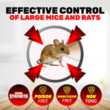 SAS Pest Control 48PCE Mouse Rat Traps Reusable Indoor/Outdoor 9.6 x 5.4cm