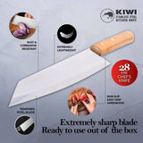 KIWI 12PCE Chef's Knife Premium Professional Range Tempered Steel Blade 28cm