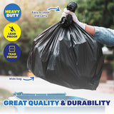 Xtra Kleen 240PCE 240L Garbage Bin Liners XXL Tear & Leak Proof 113 x 147cm