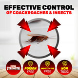 SAS Pest Control 96PCE Cockroach Tunnel Traps Non-Toxic Effective 75 x 63mm