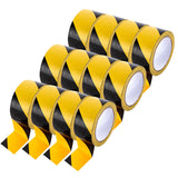 Handy Hardware 12PCE Hazard Tape Adhesive High Visibility Waterproof 30m